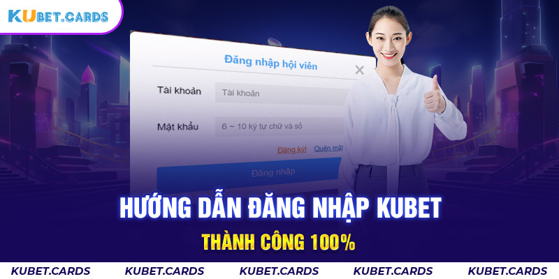 Đăng nhập Kubet bằng điện thoại di động vô cùng thuận tiện