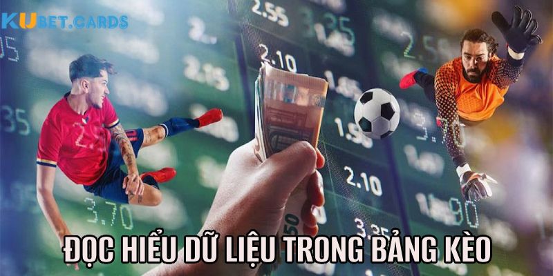 Đọc hiểu các dữ liệu cơ bản của bảng kèo nhà cái